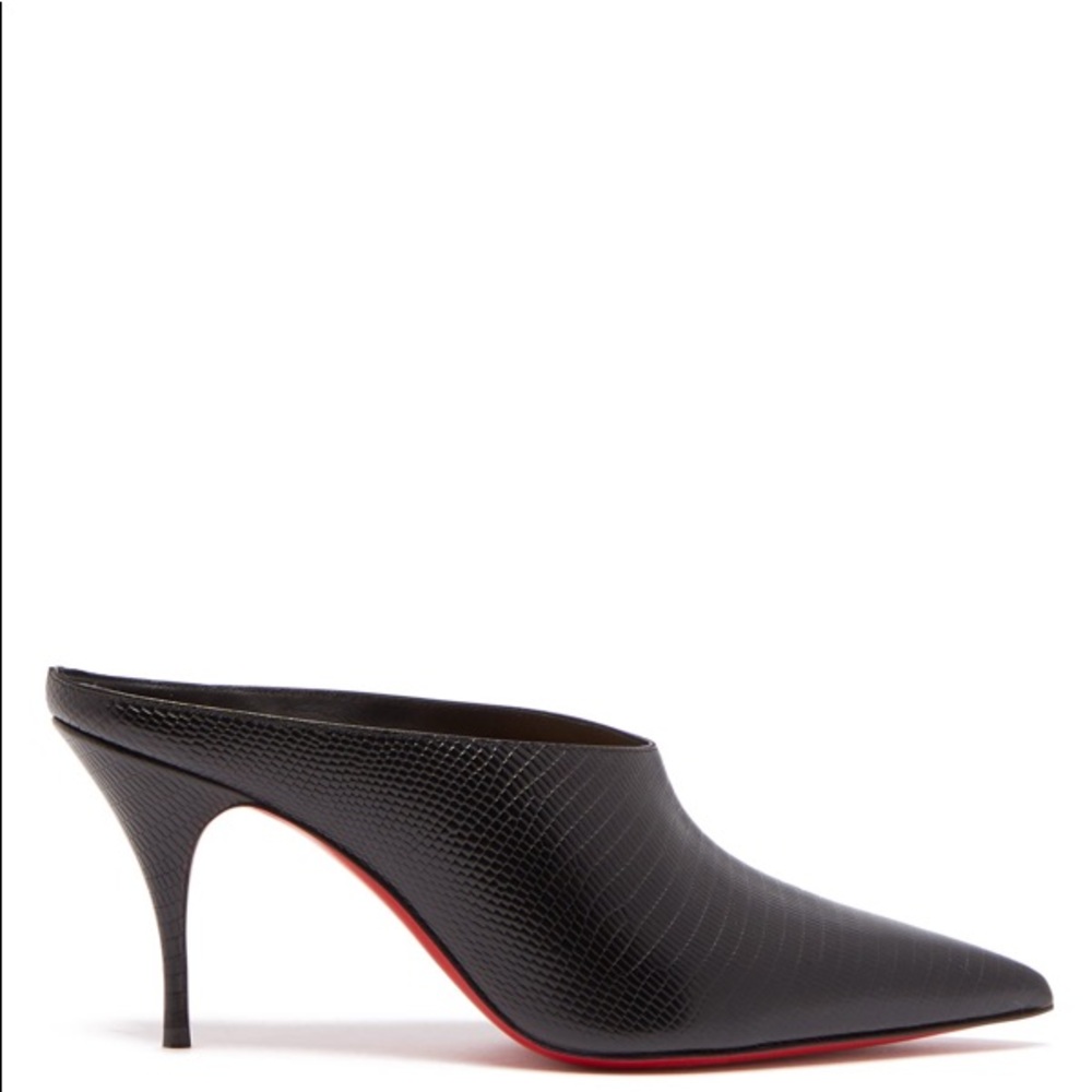 Christian Louboutin leather mules 38.5